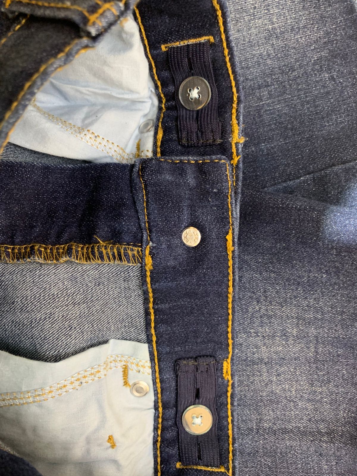 Wonder Nation Boys Dark Wash Straight Denim Shorts - Size Estimated Age 10 Years AB1