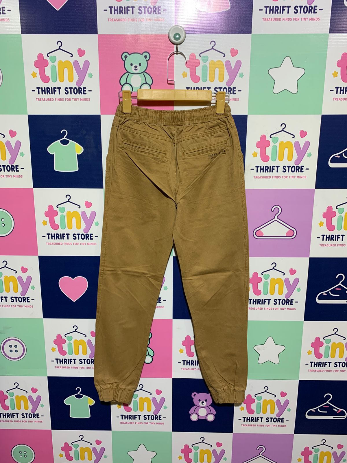 Chapter Young Boys Khaki Chino Jogger Pants - Size 146 (Estimated Age 10-11Y) AB1